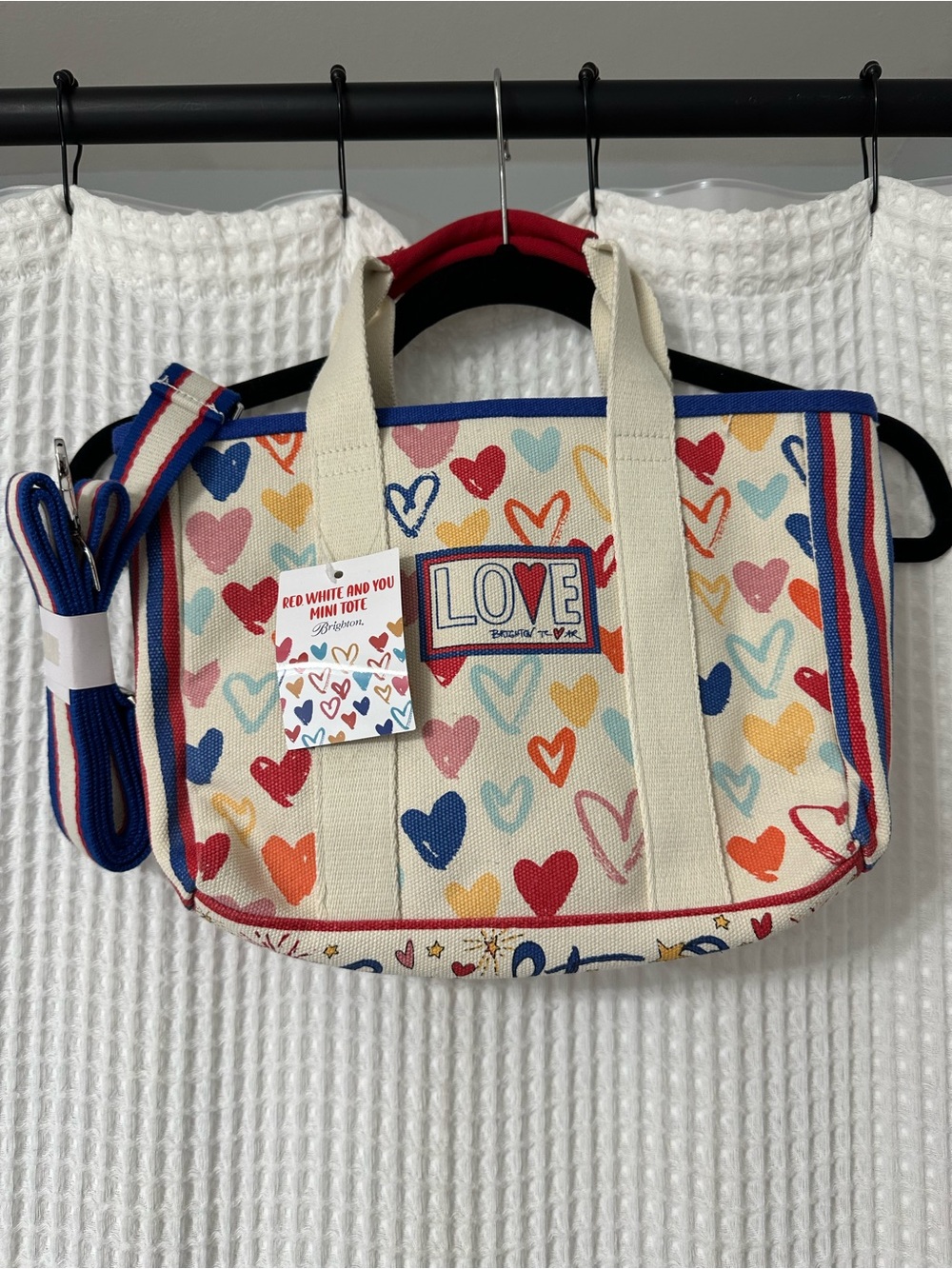 Brighton Red White and You Mini Tote